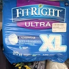 Medline Fitright Ultra Underwear Heavy Absorbency Xl Blue 20 Pack New. Price: $26.60.