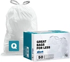 Plasticplace Custom Fit Trash Bags, Compatible 50 Count (pack Of 1), White New. Price: $27.46.
