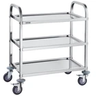 Vevor 3-TIER Stainless Steel Cart Mobile Lab Utility 400 Lbs For Clinic New. Price: $76.90.