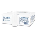 Inteplast Group EC2433N X High-density Can Liners Natural (1000/CT) New. Price: $29.81.