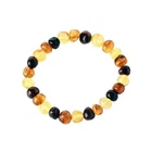 Baltic Amber Beads Bracelet For Adults - Elastic Band Aber 7 Inches New. Price: $46.18.