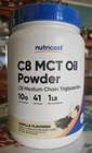 Nutricost C8 Mct Oil Powder 1LB (16OZ) Vanilla Flavor - Free Shipping New. Price: $27.99.