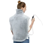 Caromio Heating Pad For Neck And Shoulders Back Pain , GREY-33"X22" New. Price: $66.99.