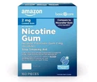 Amazon Basic Care Coated Nicotine Polacrilex Gum 2 Mg, Ice Mint Flavor New. Price: $39.99.