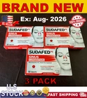 Sudafed Pe Sinus Congestion Maximum Strength, 18 Ct Non-drowsy 3 Pack New. Price: $25.00.