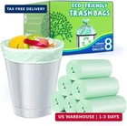 8 Gallon Medium Garbage Bags, Extra Strong Trash-can-liner For Bathro New. Price: $24.49.
