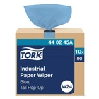 Tork Industrial Paper Wiper Blue W24, Pop-up Box, 10 90 Sheets, 440245A New. Price: $94.90.