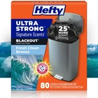 Hefty Ultra Strong Signature Scents 13 Gallon Count (pack Of 80), Black New. Price: $29.10.