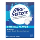 Alka-seltzer Effervescent Tablets Original 24 By New. Price: $11.48.