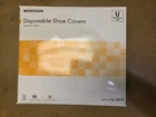 Disposable Shoe Covers 100 Pieces New. Price: $10.99.