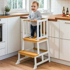 Cosyland Toddler Kitchen Stool Helper Stable A-frame Design Kids Step New. Price: $70.10.