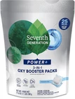 Seventh Generation Oxy Booster Stain Remover Packs Fragrance Free Power+ New. Price: $21.99.