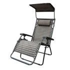 Jeco Oversized Zero Gravity Chair With Sunshade And Drink Tray Black Tan New. Price: $151.99.