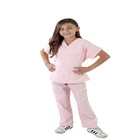 Natural Uniforms Childrens Scrub Set-soft Touch-role Play Costume Pink 4 New. Price: $27.57.