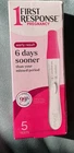 First Response Early Result Pregnancy Test, Count Box Expires 5/2027 New. Price: $16.99.