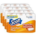 Scott Comfortplus Toilet Paper, Double 231 Sheets (pack Of 48), White New. Price: $31.57.