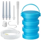 Smokitcen Silicone Collapsible Coffee Enema Bucket For Colon Cleanse Blue New. Price: $28.41.