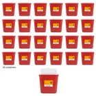 Medegen Stackable Biohazard Sharps Container, Gallon Capacity Each- Case Of 24 New. Price: $145.00.