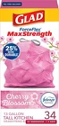 Glad Tall Kitchen Trash 13 Gallon, Maxstrength Cherry Blossom Garbage Bags, New. Price: $16.48.