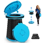 Xxl Portable - 19.7"H Adjustable Foldable Camping Toilet, Luggable Loo... New. Price: $68.40.