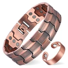 Fashtour 3X Copper Bracelet For Men Triple Ultra Strength Magnets, Masculine New. Price: $51.16.