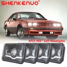 4X6'' Led Headlights High/low Beams Drl Ford Mustang 1979-1986 Kit New. Price: $149.99.