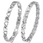Vicmag Magnetic Titanium Bracelet For Women Medium, Silver Fishtail & Heart New. Price: $34.08.