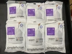 180CT. Simplehuman Size Custom Fit Drawstring Trash Bags Liners - New. Price: $39.98.