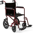 Medline Lightweight Foldable Transport Wheelchair With Handbrakes 12-INCH New. Price: $175.74.