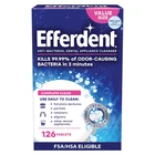 Denture Cleaner Tablets Dental Appliances, Aligners, Mouth Guard, And Retainer New. Price: $10.95.