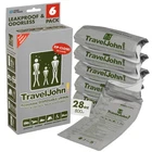 Traveljohn Resealable Disposable Urinal Bags 28OZ (6 Pack) Road Trip Essent... New. Price: $26.12.