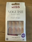 Kiss Voguish Fantasy French Almond Shaped Nails 90686 Glue Included New. Price: $9.99.