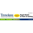 Tronolane Hemorrhoid Anesthetic Cream Pain & Itch Rapid Relief Oz Pack Of 12 New. Price: $110.34.
