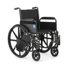Medline Excel K1 Basic Wheelchair 18" Wide Seat With Elr Leg Rests New. Price: $166.89.