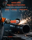 Vevor Angle Grinder, 5" Electric Power Tool, 10AMPS 10000RPM High-speed New. Price: $55.10.