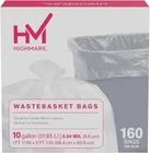 Trash Bags, 10 Gallons, Box Of 160, DP00504 New. Price: $22.34.