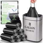 50 Count Small Trash Bags For 8-GALLON (30 L) Cans,thick Pre-separated ... New. Price: $22.51.