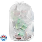 Ultrasac 55-60 Gallon Heavy Duty Clear Trash Bags Pack Of 15 39X58 Contractor In New. Price: $60.73.