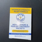 Doctor Butler's Maximum Strength Hemorrhoid Fissure Ointment 12 To-go Packets New. Price: $20.00.