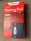 Walgreens King Size Heating Pad 2 Hours Auto Off 4 Settings Blue New. Price: $24.99.