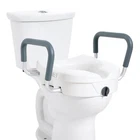 Toilet Seat, 5" Height Raised, 350 Lbs Weight Capacity, For Round And Elo New. Price: $76.86.