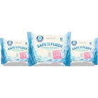 Natracare Safe To Moist Tissues 30 Ct Flushable Plastic Free Pack New. Price: $24.99.