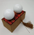 Collectibles White Marble Stone Chinese Healthy Exercise Massage Baoding New. Price: $18.47.