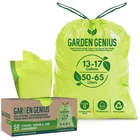 Biodegradable 13-17 Gallon Code-q Trash Bags (50 Pack) Strong Heavy-duty Ta... New. Price: $33.73.