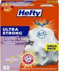 13 Gallon Tall Kitchen Trash Bags Drawstring Odor Control 80 Count Vanilla Scent New. Price: $26.80.