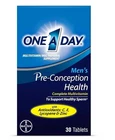 One Day Men's Pre-conception Multivitamin Support Healthy Sperm, 30 Ct New. Price: $10.99.