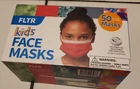 Fltr Kids Face New 50 Masks Includes 20 Adjustable Ear Loop Clips. Price: $5.99.
