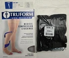 Truform Leg Compression Stocking 20-30* Firm Thigh Opentoe 0868 Large Black New. Price: $12.88.
