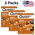 Quest Keto Bars, Chocolate Peanut Butter, 20G Protein, 12 Ct, New. Price: $19.00.