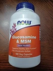 Now Foods Glucosamine & Msm 180 Veg Capsules For Joint Support Exp 04/2027 New. Price: $14.94.